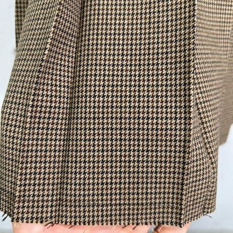 mini pleats skirt