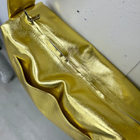 【blancle】M.LEATHER THICK HANDLE HALF SH(gold)
