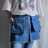 【special price】　denim mini skirt(blue)