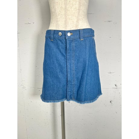 【special price】　denim mini skirt(blue)