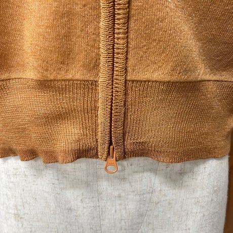 sheer ZIP hoodie