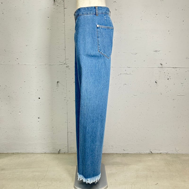 パンツ tuck design denim pants/denimblue tuck design denim pants/denimblue | KNUTH MARF