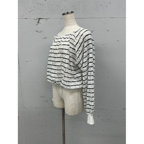 【PROVOKE】 laceborder cropped PO
