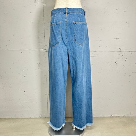 tuck wide denim(blue/38)