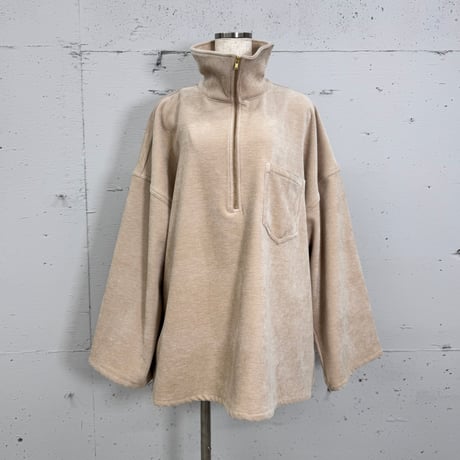 corduroy half zip pullover