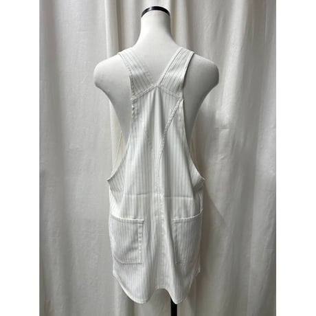 【special price】　pinstripe jumper skirt(offwhite)