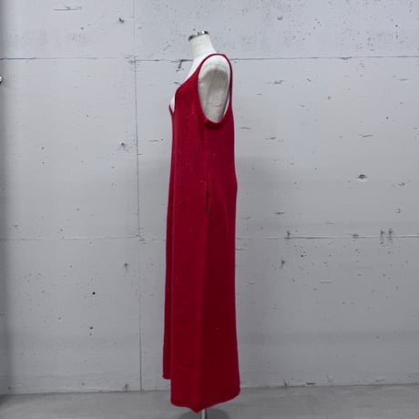 sequins　knit camisole dress