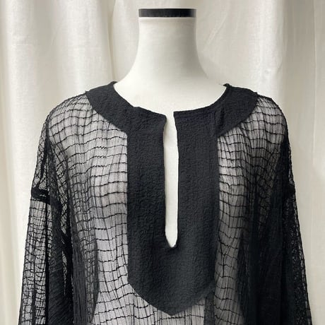 【special price】　vintage like maxi dress(black)