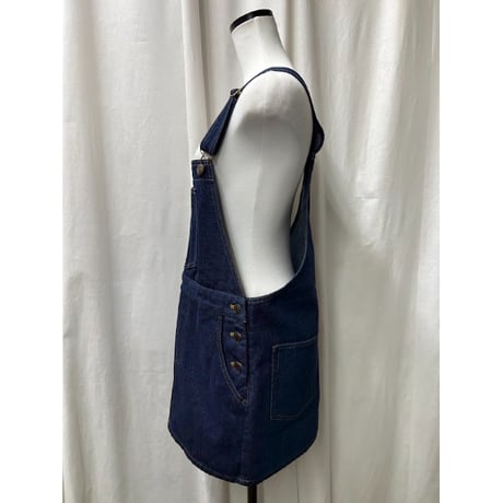 【special price】　denim jumper skirt(indigo)