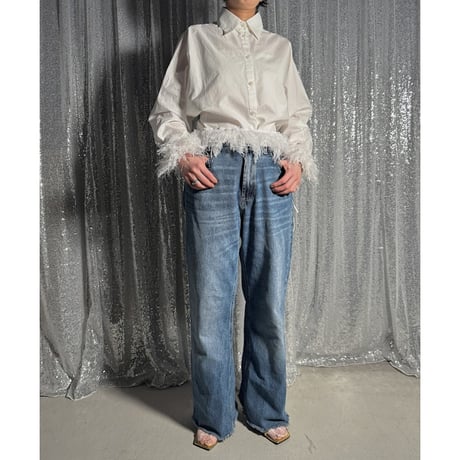 fringe detachable collar