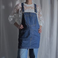 【special price】　denim jumper skirt(indigo)