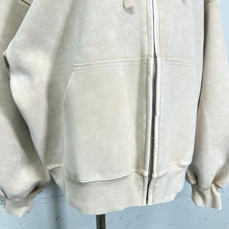 pigment sweat hoodie(ivory)