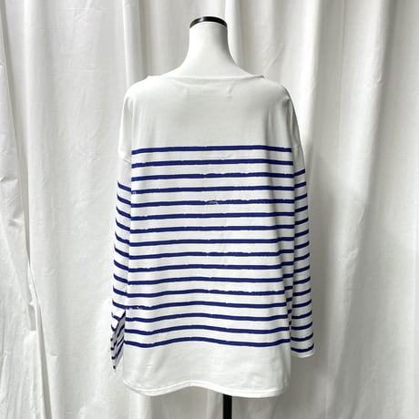 big border print T(blue)