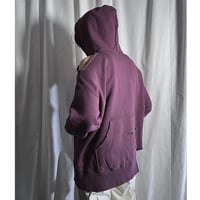 damage hoodie(bordeaux)