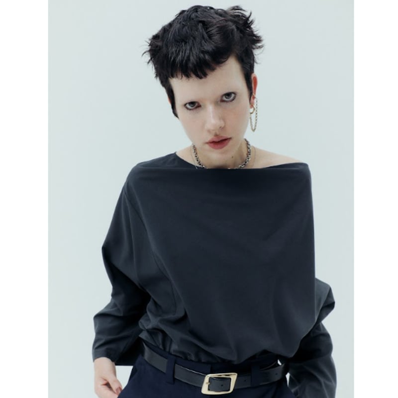 CITYSHOP DRAPE NECK BLOUSE / ドレープネックブラウス CITYSHOPDRAPE NECK BLOUSE / ドレープネックブラウス