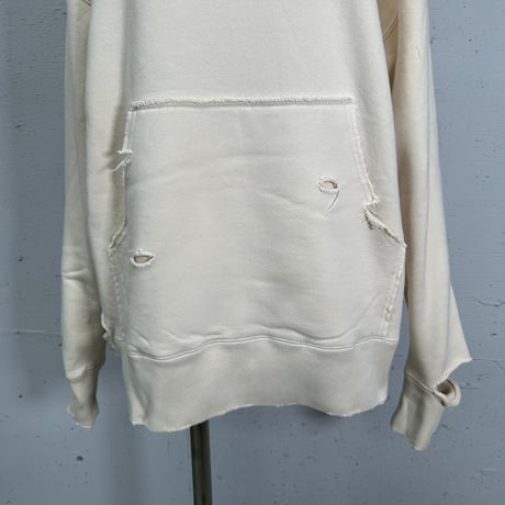 damage hoodie(ivory)