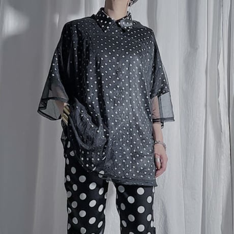 トップス PROVOKE sheer frill pullover PROVOKE/プロヴォーク】 sheer frill pullover：カットソー