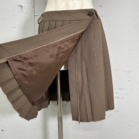 mini pleats skirt