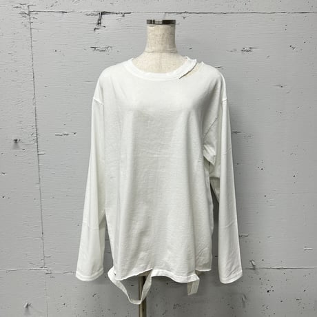 cut out long sleeve T