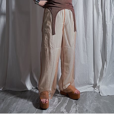 outside pants(brown)