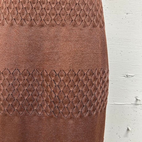 sheer knit skirt