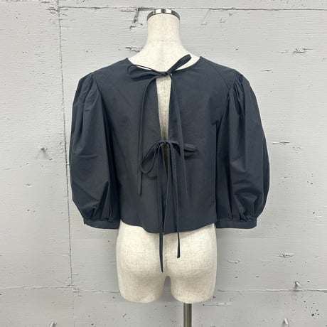 【special price】typewriter puff-S blouse
