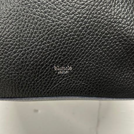【blancle】S.LEATHER 2WAY MINI BOSTON(black)