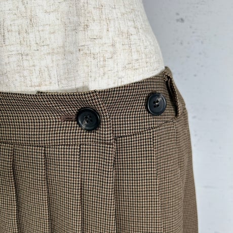mini pleats skirt