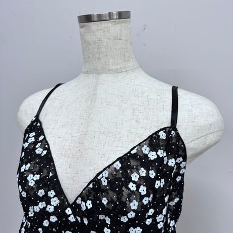 【PROVOKE】print lace camisole