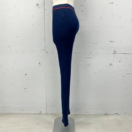 loose rib knit pants