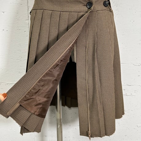 mini pleats skirt