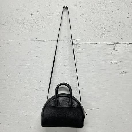 【blancle】S.LEATHER 2WAY MINI BOSTON(black)