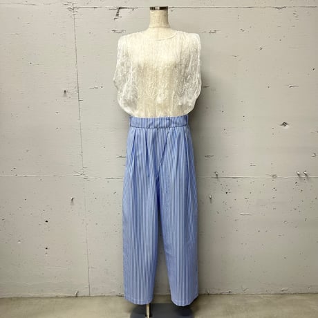 sheer×stripe all-in-one