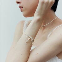 pearl ribonn bracelet