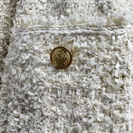 【ARCHIVE STANCE】no-collar knit jacket