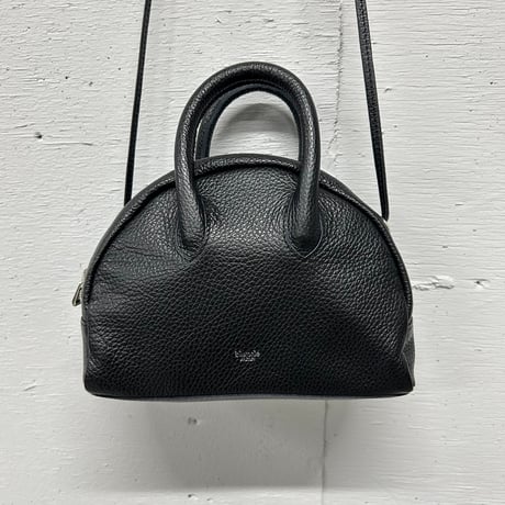 【blancle】S.LEATHER 2WAY MINI BOSTON(black)