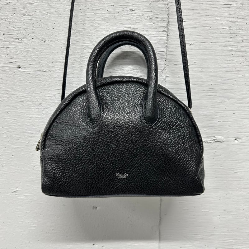 blancle】S.LEATHER 2WAY MINI BOSTON(black) | ST