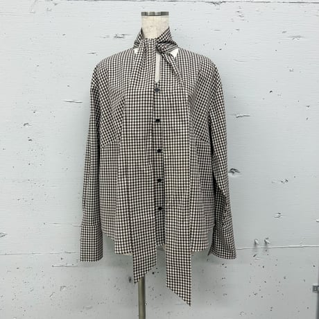 ginghamcheck bowtieblouse