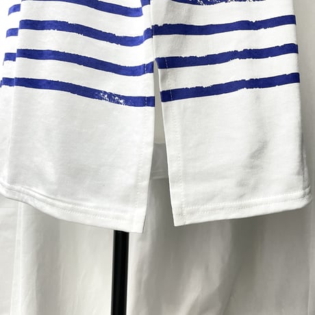 big border print T(blue)