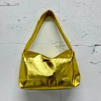 【blancle】M.LEATHER THICK HANDLE HALF SH(gold)