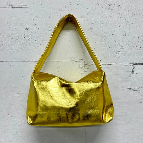 【blancle】M.LEATHER THICK HANDLE HALF SH(gold)