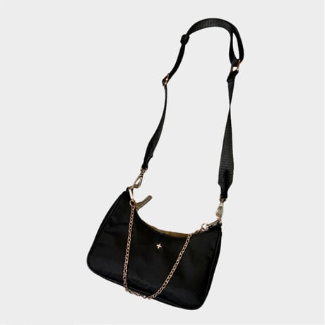 【PETA+JAIN】NYLON 2WAY SHOULDER BAG (black)