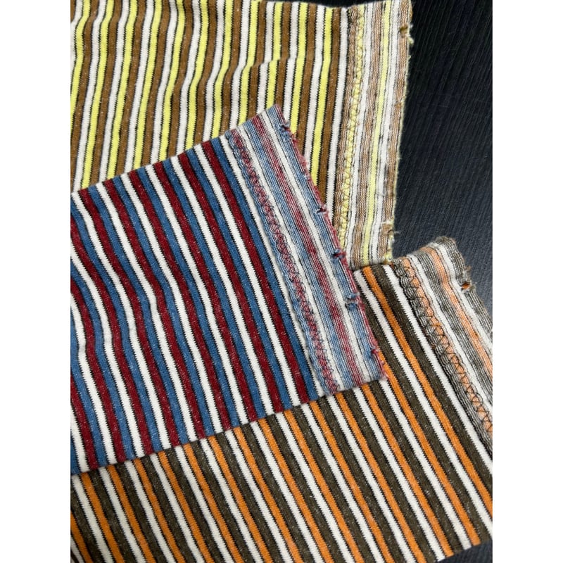 multi border L/S Tee(yellow) | PROVOKE design b