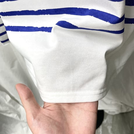 big border print T(blue)