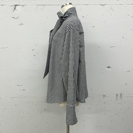 ginghamcheck bowtieblouse