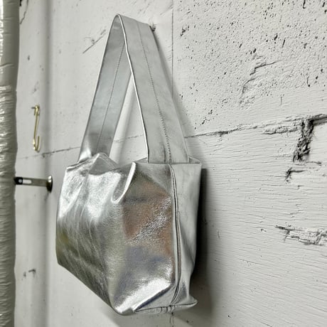【blancle】M.LEATHER THICK HANDLE HALF SH(silver)
