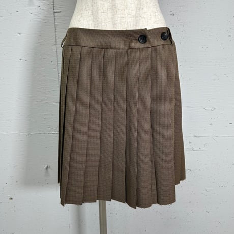 mini pleats skirt