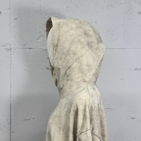 pigmented hoodie dress (beige）