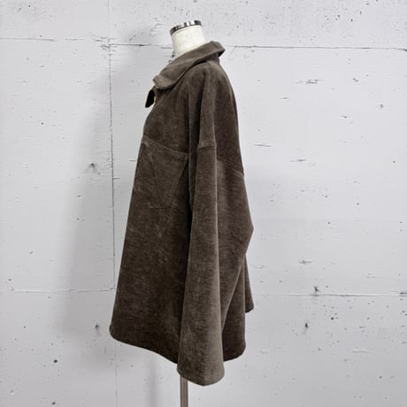 corduroy half zip pullover