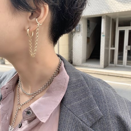 【JASTINE CLENQUET】Mickee earring/ear cuff(single)